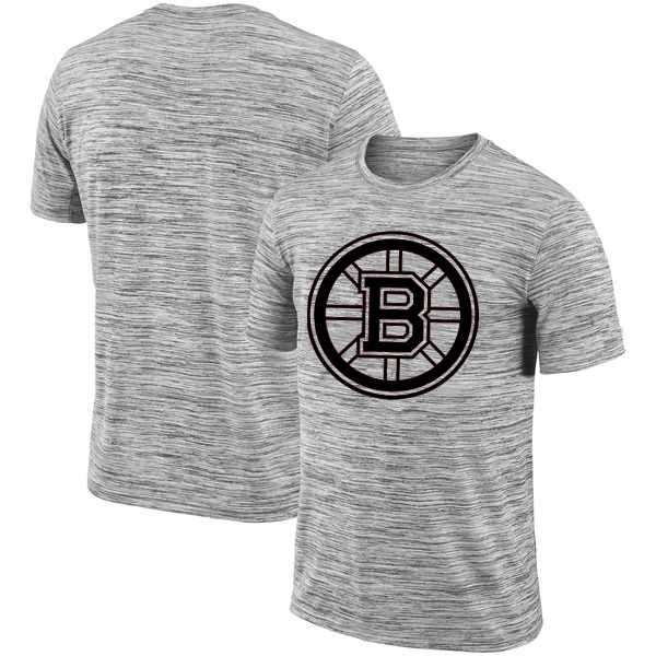 Boston Bruins 2018 Heathered Black Sideline Legend Velocity Travel Performance T-Shirt,We sell and wholesale Boston Bruins 2018 Heathered Black Sideline Legend Velocity Travel Performance T-Shirt on line form chian!